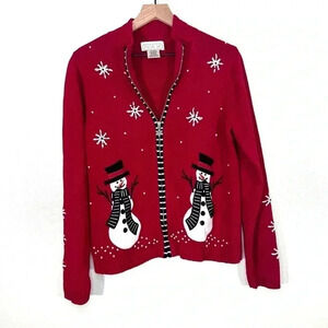 Mandal Bay Snowman Cardigan